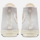 Converse Women's Chuck Taylor All Star Crafted Stripes Hi-Top Trainers - Light Silver/Egret - UK 3