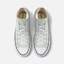 Converse Women's Chuck Taylor All Star Lift Hi-Top Trainers - Light Silver/Black/White