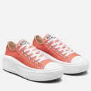 Converse Women's Chuck Taylor All Star Move Ox Trainers - Bright Madder/White/White