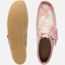 Clarks Originals Women's Secret Garden Wallabee Boots - Pink Floral - UK 3
