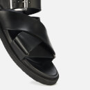 Clarks Originals Women's Desert Cross Leather Sandals - Black - UK 3