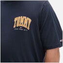 Tommy Jeans Chest College Logo-Printed Organic T-Shirt - XXL
