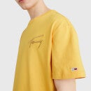 Tommy Jeans Men's Signature T-Shirt - Prairie Yellow - L