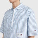 Tommy Jeans Men's Stripe Shirt - Regatta Blue