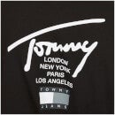 Tommy Jeans Logo-Detailed Cotton T-Shirt - S