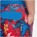 Tommy Jeans Tropical Printed Cotton Beach Shorts - S