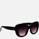 Jeepers Peepers Women's Oversized Acetate Sunglasses - Black