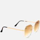 Jeepers Peepers Round Frame Sunglasses - Gold