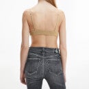 Calvin Klein Jeans Women's Badge Knitted Bralette - Tawny Sand
