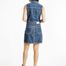 Calvin Klein Jeans Women's Sleeveless Dress - Denim Medium - XS