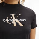 Calvin Klein Jeans Women's Seasonal Monogram Baby T-Shirt - Ck Black - XS
