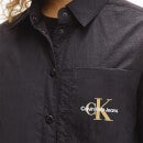 Calvin Klein Jeans Women's Crinkle Reversible Overshirt - Ck Black - XL