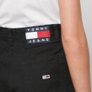 Tommy Jeans Women's Tjw Mom Shorts - Black - L