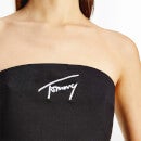 Tommy Jeans Women's Tjw Signature Bodycon Dress - Black - M