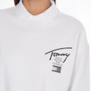 Tommy Jeans Tjw Crop Modern Signature Sweatshirt - XS