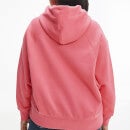 Tommy Jeans Women's Tjw Curve Relaxed College 1 Hoodie - Garden Rose - 1XL