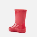 Hunter Kids' First Classic Gloss Wellington Boots - Rowan Pink - UK 5 Toddler