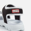 Hunter Big Kids' Mesh Outdoor Sandals - Black/White - UK 12 Kids