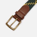 Polo Ralph Lauren Men's Braid Pattern Stretch Belt - New Forest - L