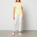 Maison Kitsuné Women's Fox Head Patch Classic T-Shirt - Light Yellow