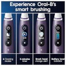 Oral B iO8 Violet Electric Toothbrush with Zipper Case