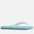 Havaianas Women's Slim Glitter Flourish Flip Flops - Nautical Blue - UK 3/4