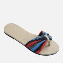 Havaianas Women's Saint Tropez Sandals - Beige/Navy - UK 3/4