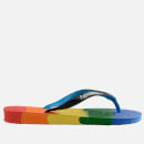 Havaianas Men's Top Logomania Multicolour Flip Flops - Gradient Rainbow - UK 6/7