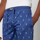 Polo Ralph Lauren Men's All Over Print Slim Sleep Shorts - Light Navy - S