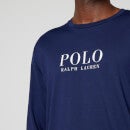 Polo Ralph Lauren Men's Boxed Logo Long Sleeve Top - Cruise Navy - S