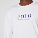 Polo Ralph Lauren Men's Boxed Logo Long Sleeve Top - White - S