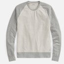 Polo Ralph Lauren Men's Lightweight Fleece Long Sleeve Top - Grey Colour Block - S