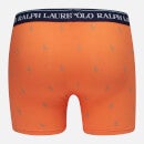 Polo Ralph Lauren Men's 3-Pack Boxer Briefs - Green/Orange PP/Light Navy - S