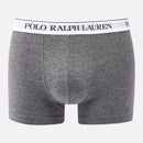 Polo Ralph Lauren Men's Classic 5 Pack Trunks - White/Black/Black/Charcoal Heather/Black PP - S