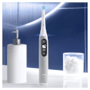 Oral-B iO6 Grey Opal Electric Toothbrush with Travel Case + 8 Refills