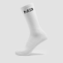 MP Unisex Crew Socks (3 pack) - White - UK 9-11