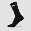 MP Ženske Essentials Crew čarape (3 pakovanje) - crne - UK 2-5