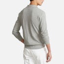 Polo Ralph Lauren Men's Custom Slim Fit Textured Long Sleeve Polo Shirt - Andover Heather - S