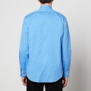 Polo Ralph Lauren Men's Custom Fit Garment Dyed Twill Shirt - Harbor Island Blue - S