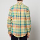 Polo Ralph Lauren Men's Madras Button Down Shirt - Yellow/Blue Multi - L