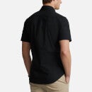 Polo Ralph Lauren Men's Custom Fit Stretch Poplin Short Sleeve Shirt - Polo Black