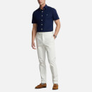 Polo Ralph Lauren Men's Custom Fit Stretch Poplin Short Sleeve Shirt - Newport Navy