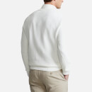 Polo Ralph Lauren Men's Mesh Knit Half-Zip Jumper - Deckwash White