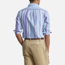 Polo Ralph Lauren Men's Custom Fit Striped Oxford Shirt - Blue Multi - S
