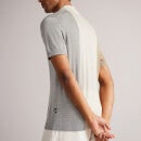 Ted Baker Swansea Vertical Stripe Wool Polo Shirt - 2/S