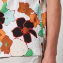 Ted Baker Avennue Floral Stretch-Cotton Cloqué Shirt - 2/S