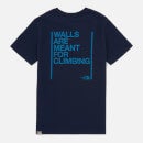 The North Face Boy's Graphic Logo T-Shirt - Navy - 5-6 Years