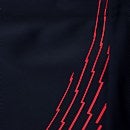 Speedo mens 34"Sports Logo Panel Aquashort navy/orange 1101 Speedo mens 34"Sports Logo Panel Aquashort navy/orange 1101