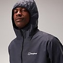 Men's Corbeck Windproof Jacket - Grey / Black