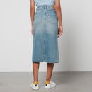 BOSS Women's Denim Midi Skirt - Bright Blue - UK 8
